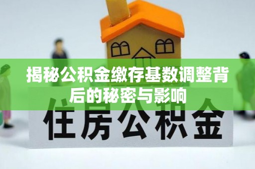 东兴揭秘公积金缴存基数调整背后的秘密与影响