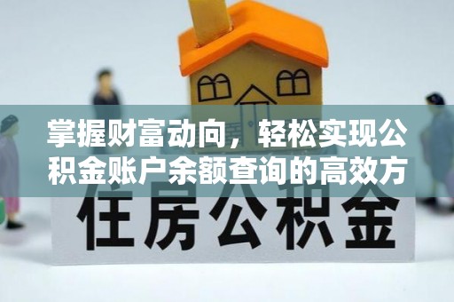 东兴掌握财富动向，轻松实现公积金账户余额查询的高效方式